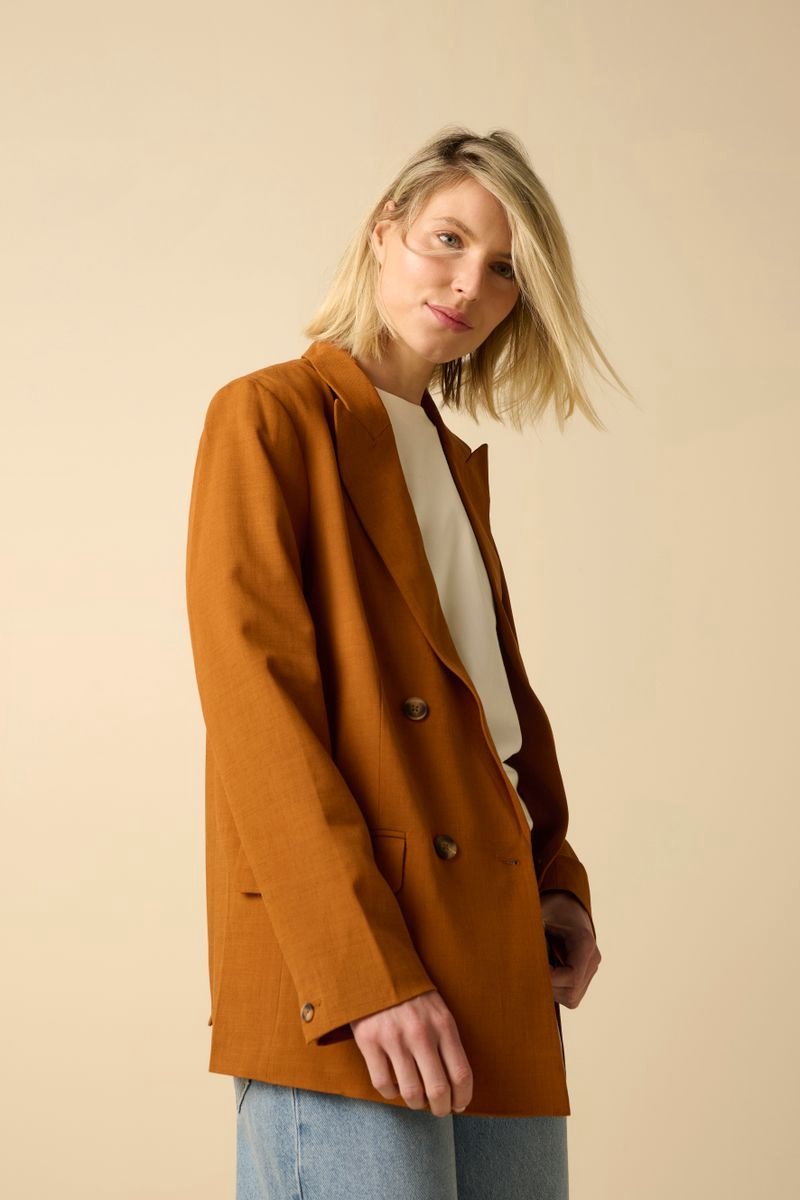 Sissy-Boy - Bruine double breasted blazer