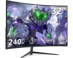Florixa® Gaming Monitor 240hz - Gaming Monitor -Zwart - ‎‎18cm x 71cm x 59cm; 5.5kg