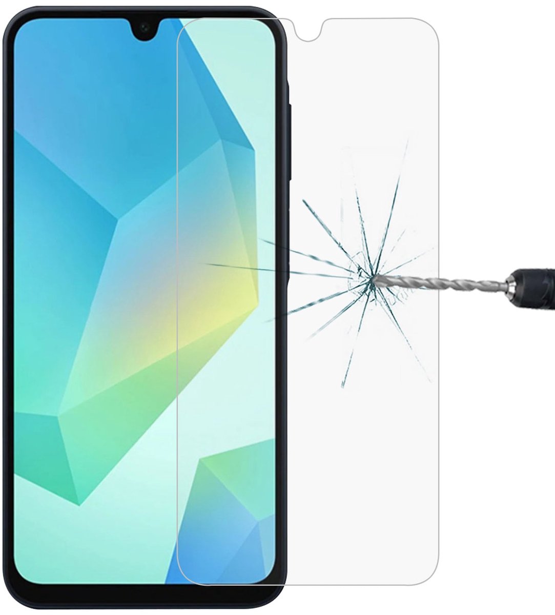 Screen protector geschikt voor Samsung Galaxy A27 - Solidenz beschermglas - Tempered Glass