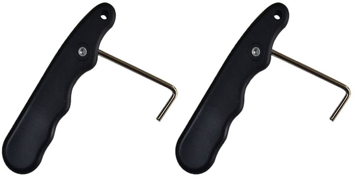Dailygoods - Dailygoody - Figuur Schaatsen Kanten Aanscherping Veters Trekker - Comfortabel Schaatsen - Zwart - Ice Skate Lace Tightener Tool - Geschikt voor Figuu.