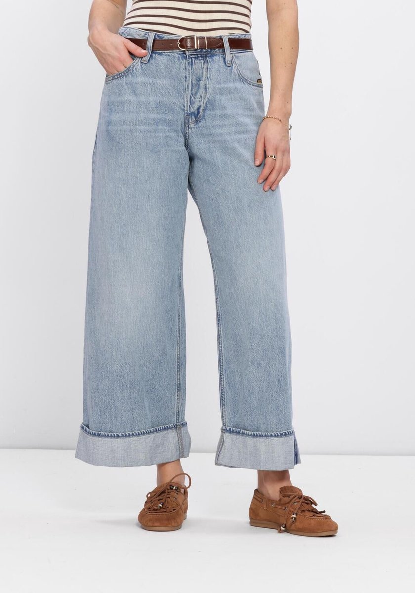 G-Star Raw Roxx Wide Wmn Jeans Dames Broek Lichtblauw