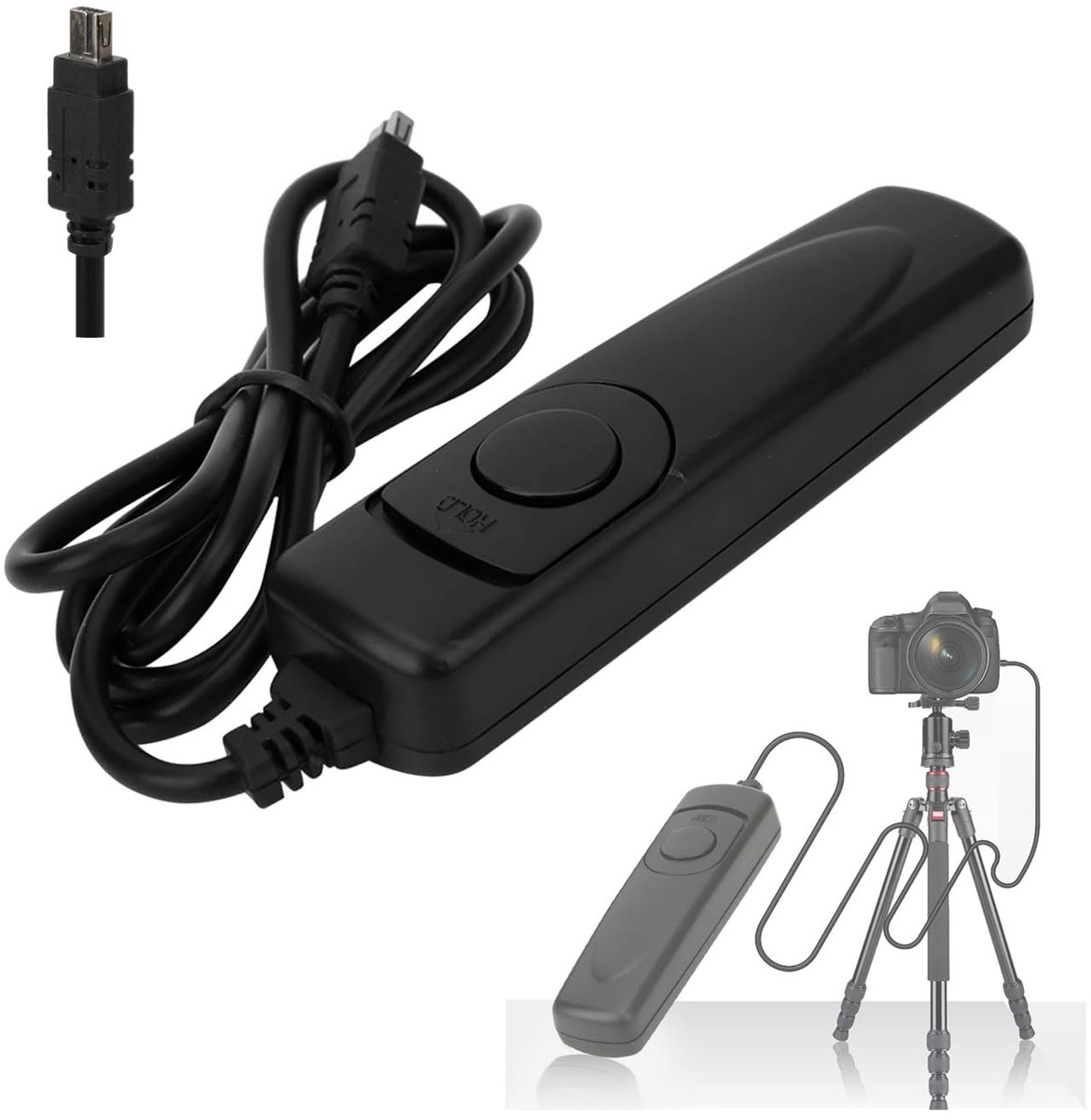 Dailygoods - Dailygoody - Ontspanknop - Afstandsbediening - Hoogwaardige draad - Compatibel met Z6 Z7 D7500 D750 D7200 D7100 D7000 - Handig voor fotografen - Gesch...