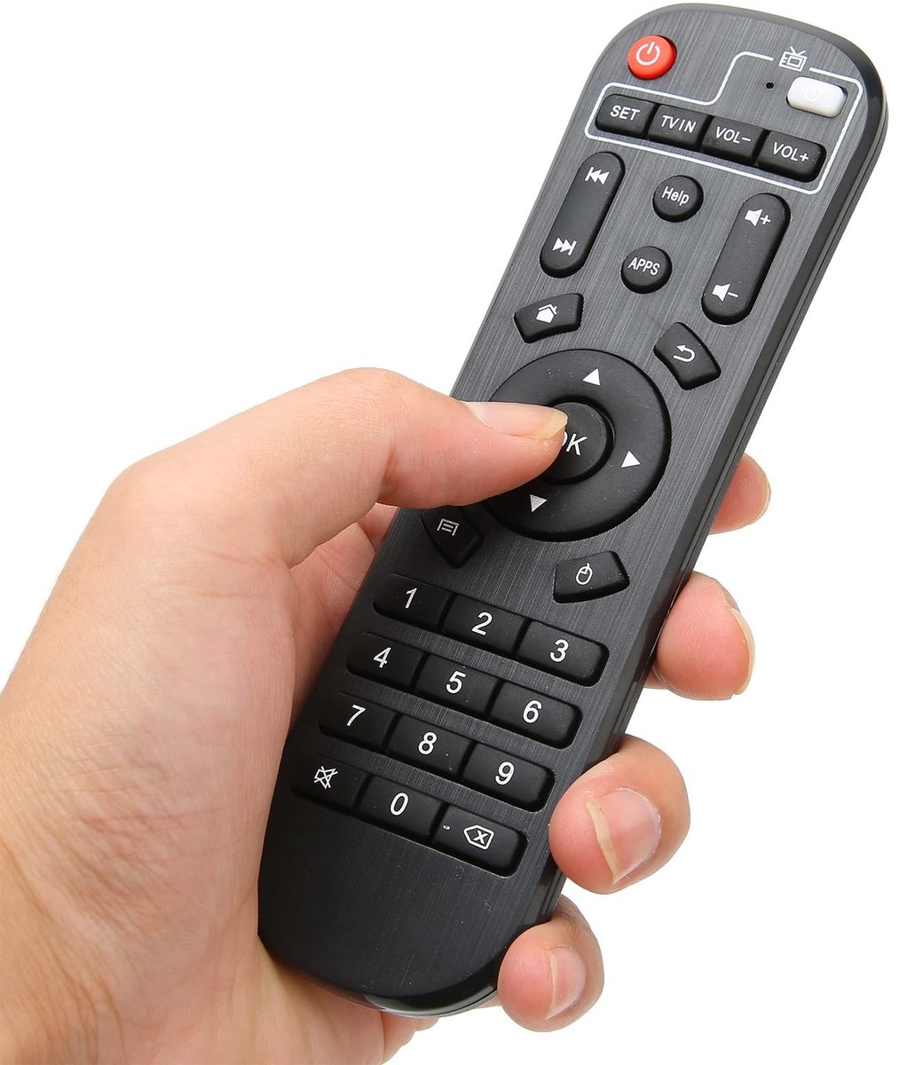 Dailygoods - Dailygoody - Afstandsbediening - Multifunctionele Vervangende Afstandsbediening - Grote Knoppen - Geschikt voor H96 TV Box - Gebruiksvriendelijk -...