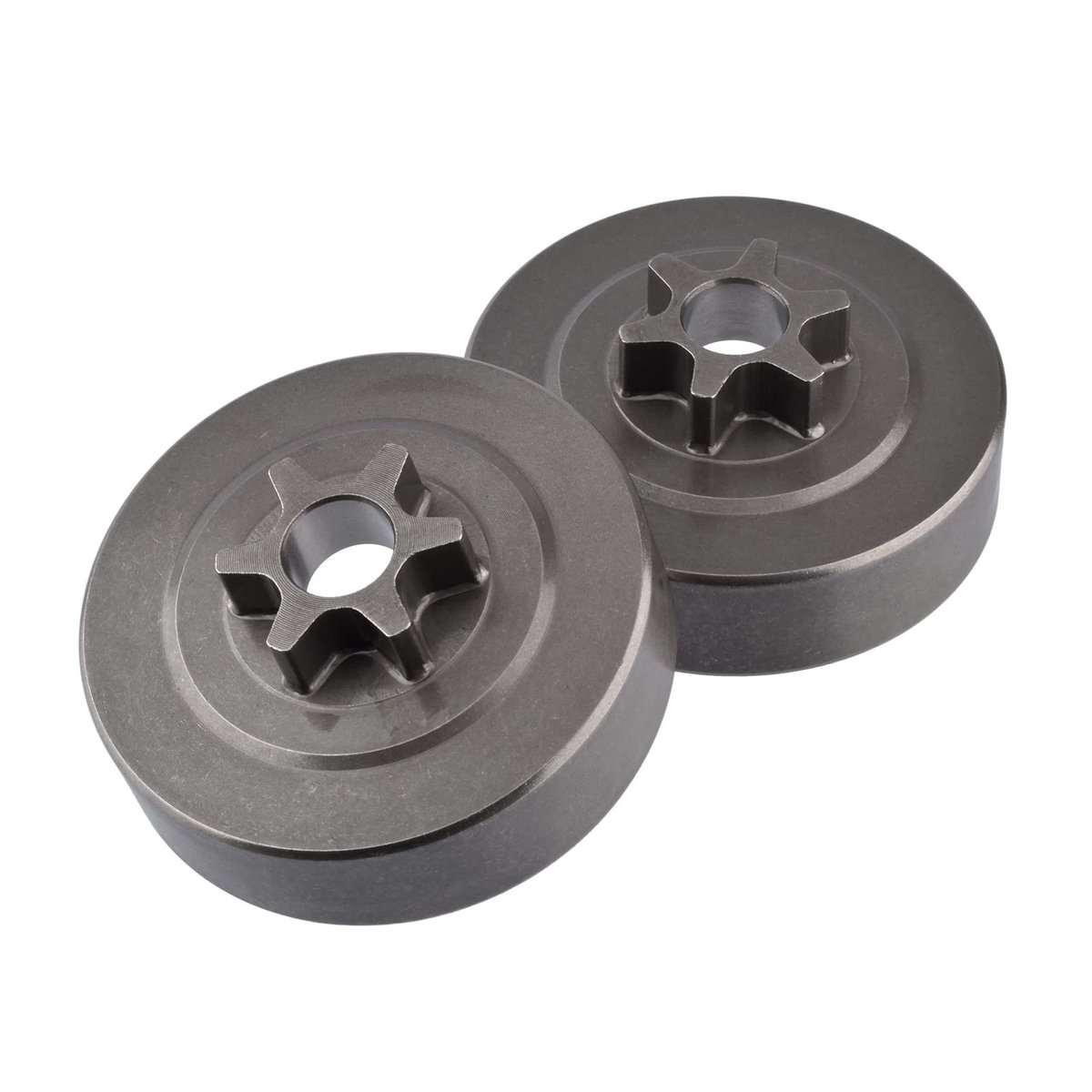 Dailygoods - Dailygoody - Koppeling Trommel Sprocket - 2 Stuks 3/8 6 Tanden - Geschikt voor STIHL Kettingzaag 017 018 021 023 025 - Hoogwaardige kwaliteit - Ideaal