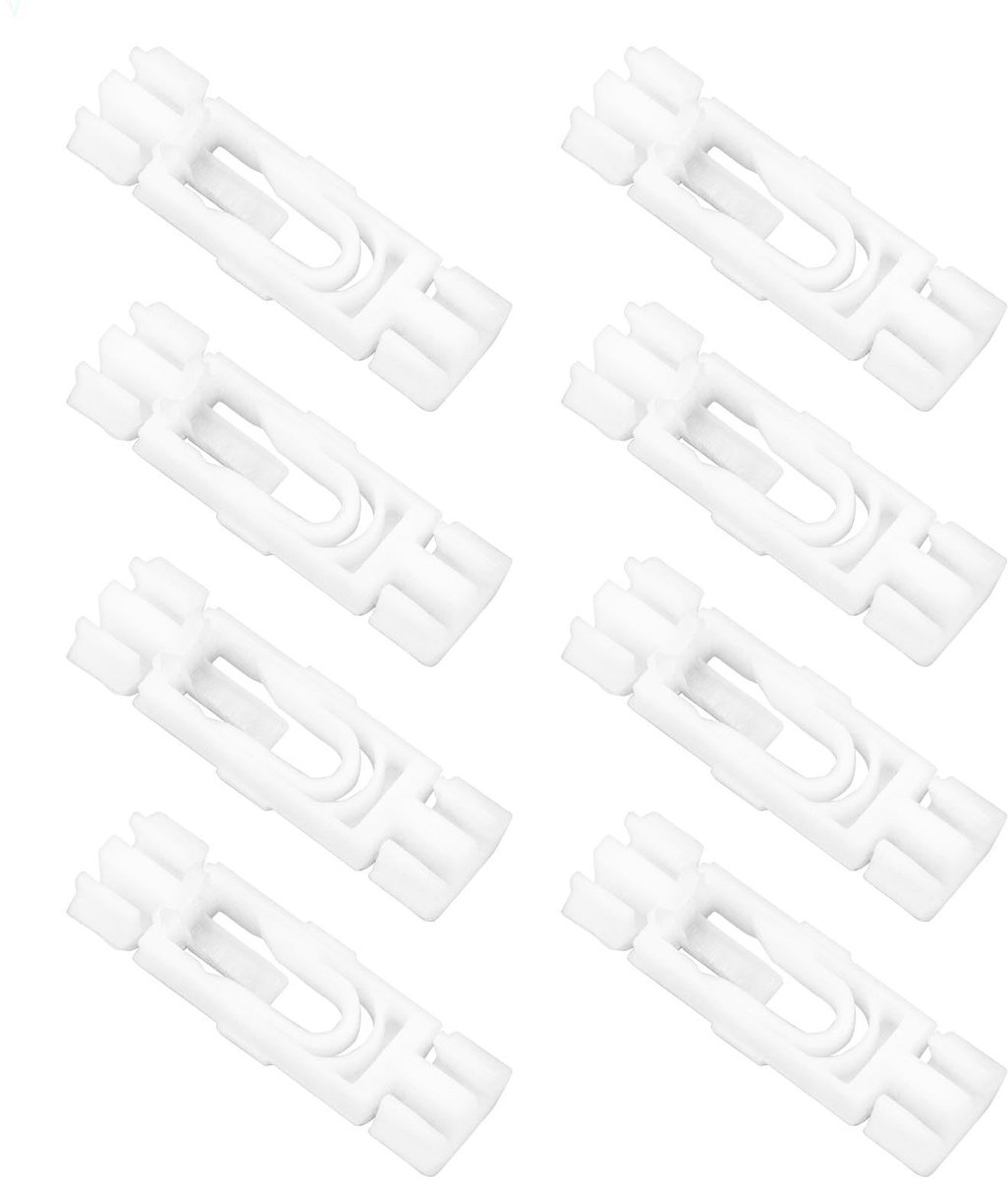 Dailygoods - Dailygoody - Regengoot Clip - 40 Stuks - Plastic - Sierlijst Clip - Compatibel met VW Golf 3 - Wit