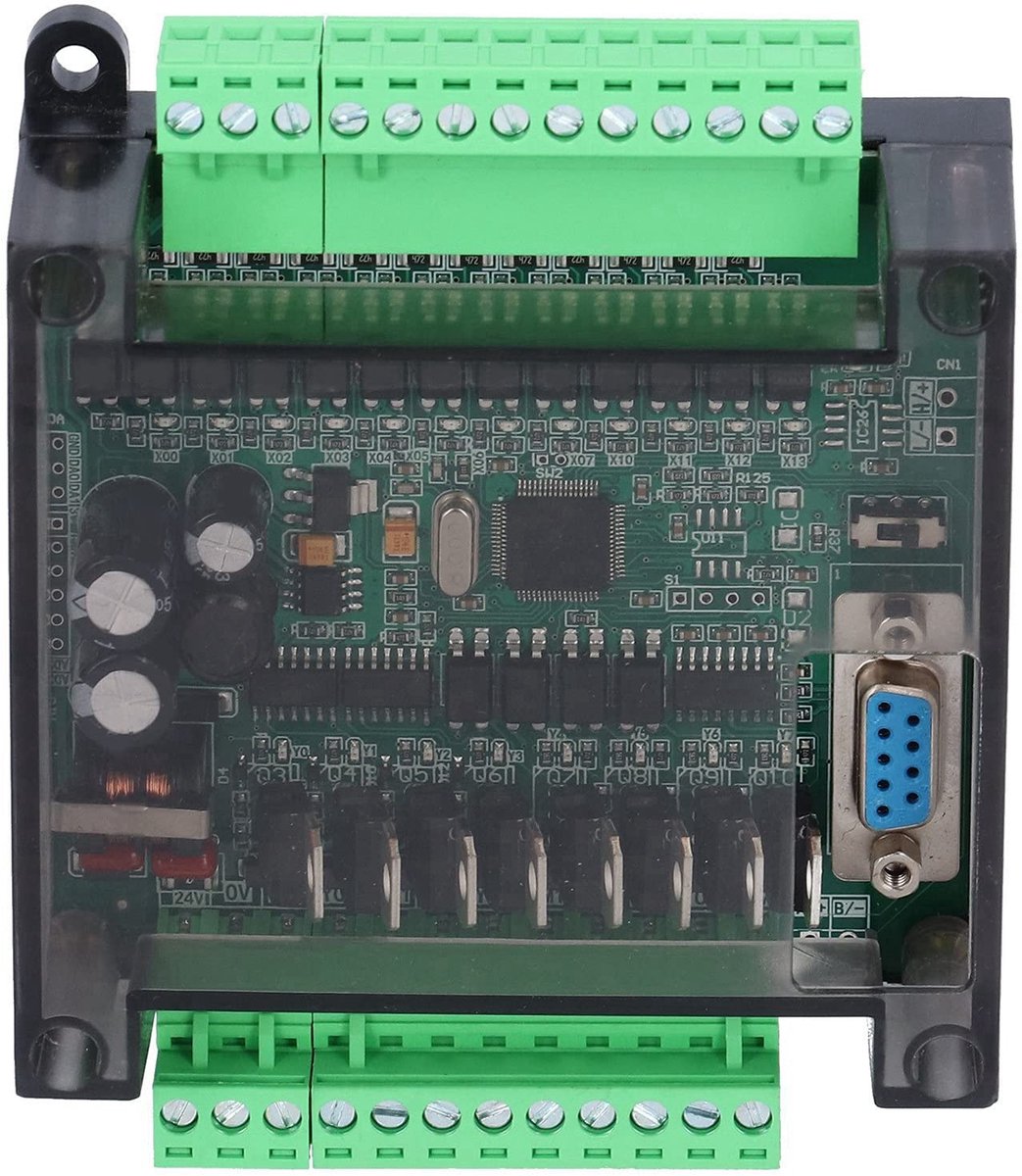 Dailygoods - Dailygoody - DC 12V - Programmeerbare Logische Controller - Hoge werkefficiëntie - Zwart - Compatibel met 1N20MT - Ideaal voor industriële toepassinge
