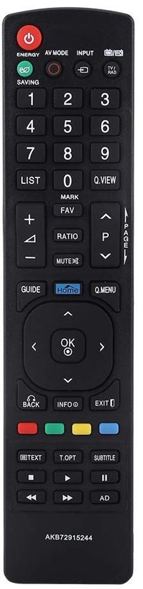 Dailygoods - Dailygoody - Universele afstandsbediening - Vervanging - Compact - TV afstandsbediening - Geschikt voor LCD en LED TV's - Innovatief ontwerp