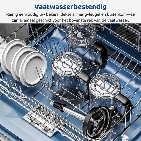 10-in-1 Automatische IJsmachine - Maak IJscréme, Gelato, Sorbet, Milkshake, 3 Pints, Borstelloze Motor, Vaatwasserbestendig, Eén-Knop Opslag, Roestvrij Staal & Zilver — afbeelding 5