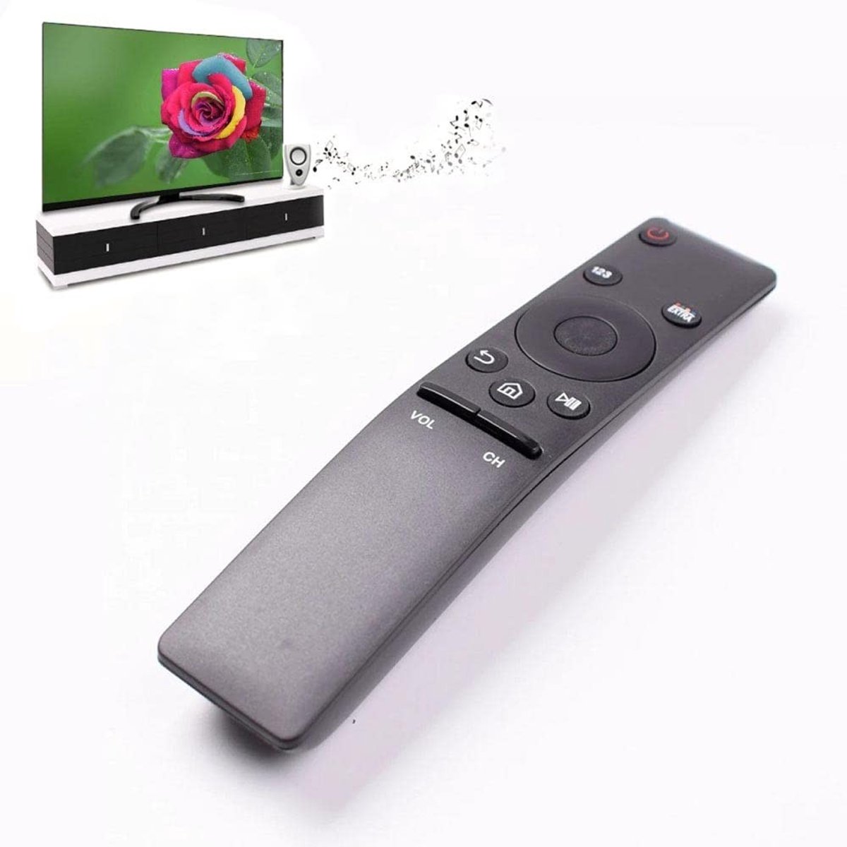Dailygoods - Dailygoody - Vervangende Afstandsbediening - Luidsprekerafstandsbediening - Zwart - Compatibel met HW-N650 - Voor Soundbar en Audiosysteem