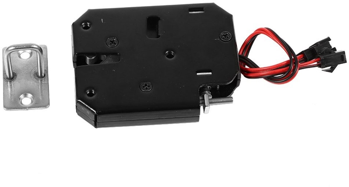 Dailygoods - Dailygoody - Elektromagnetisch Elektrisch Slot - Veilig en Betrouwbaar - Zwart - Deadbolt Vergrendeling - Geschikt voor Leveringssloten en Kluisjes -