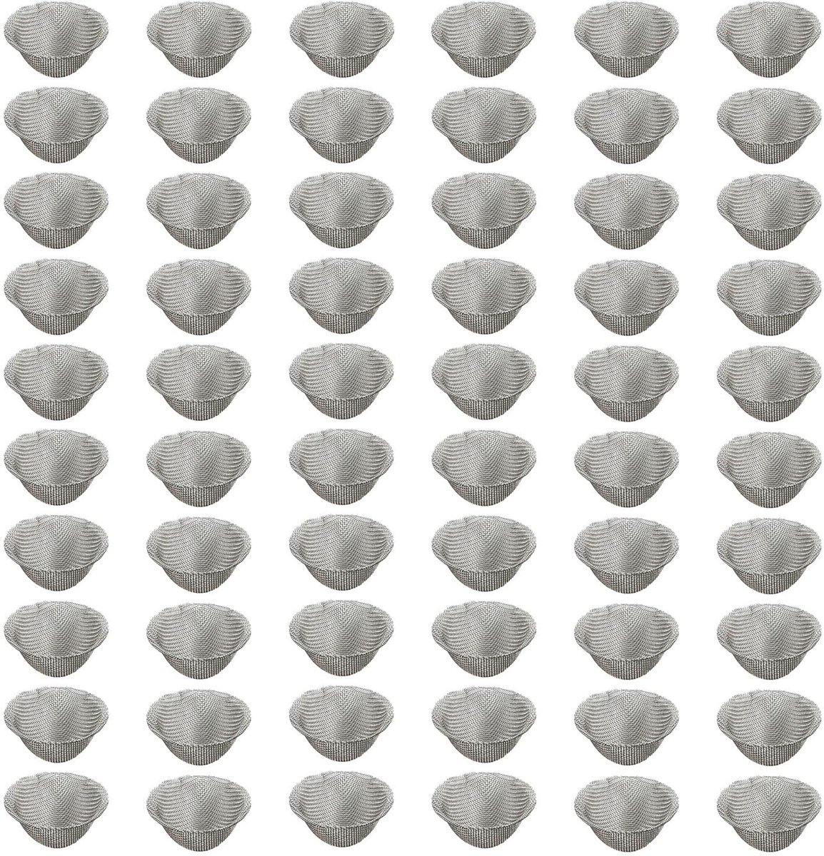 Dailygoody - Tapered Screen Filter - Herbruikbaar - 16mm Formaat - Voor Thuisgebruik - 60 Stuks - Geschikt voor Bowlers