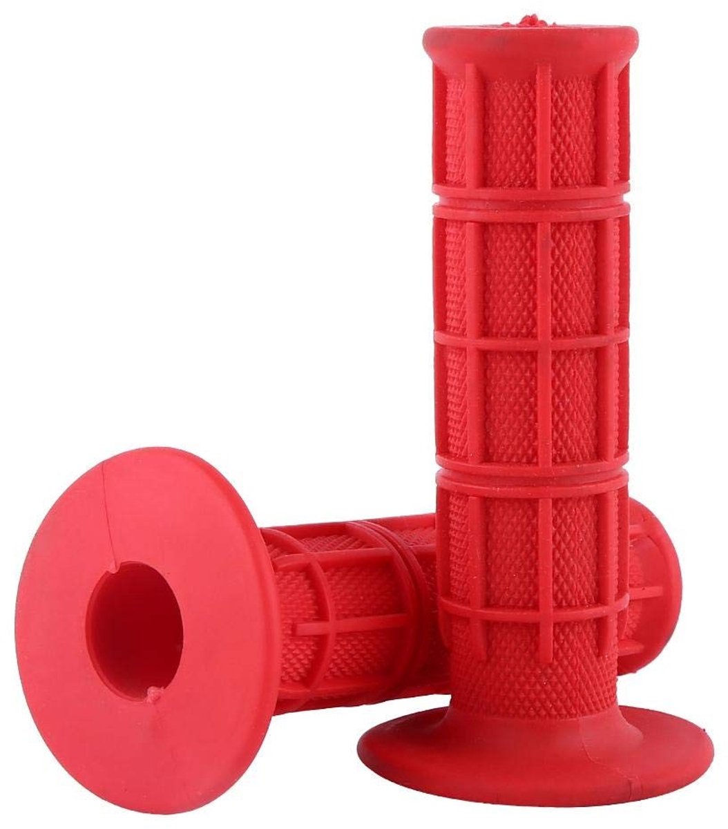 Dailygoody - Universele Rubberen Handvatten - Antislip - Rood - Geschikt voor Motoren en Fietsen - Eenvoudige Installatie - Verbeterde Grip