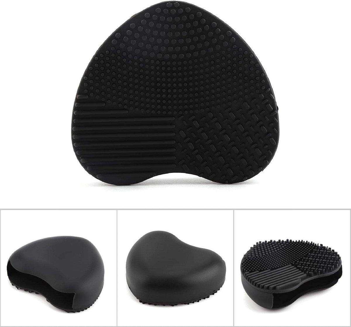 Dailygoods - Dailygoody - Zachte flexibele make-upborstelreinigingsmat - Draagbare cosmetische borstelreiniger - Compact formaat - Essentieel voor make-up lie