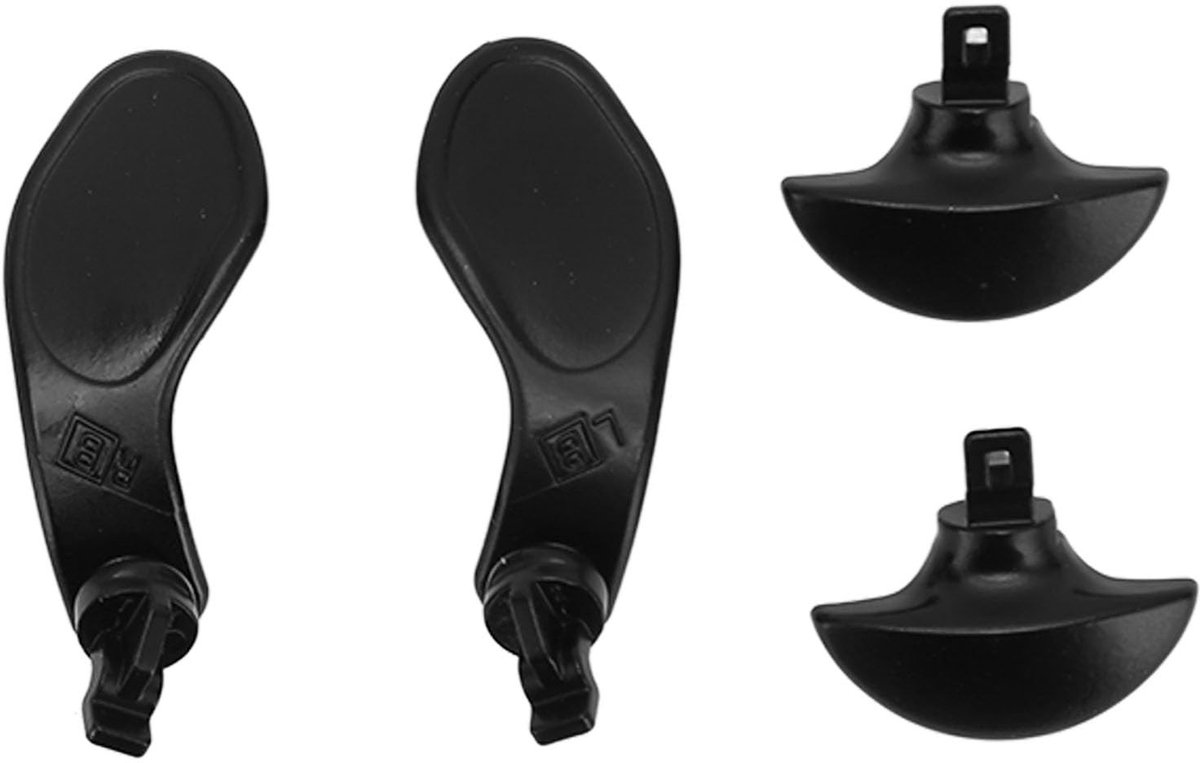 Dailygoods - Dailygoody - Edge Controller Back Paddles - Vervangende Knoppen - Eenvoudig Te Installeren - Zwart - Roestvrij Staal - Premium Kwaliteit - Geschikt vo