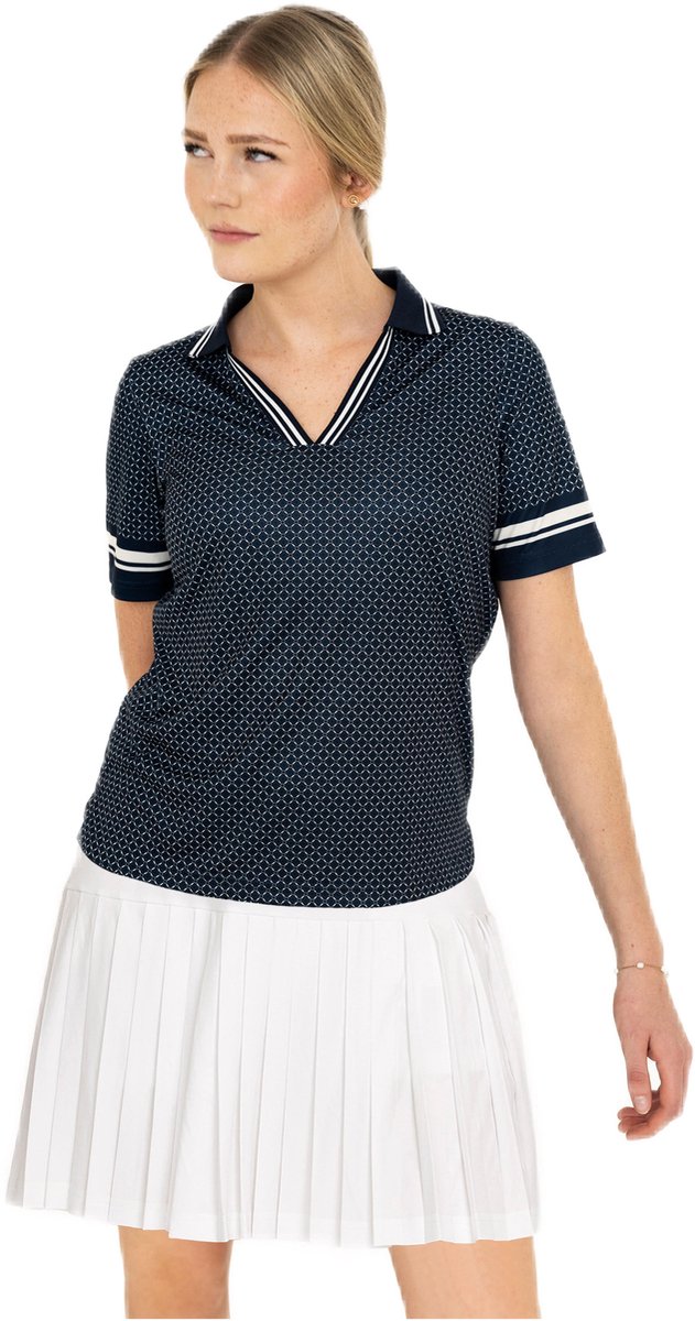 Func Factory dames Top Tracey donkerblauw/wit maat 48 van Func Factory — afbeelding 4