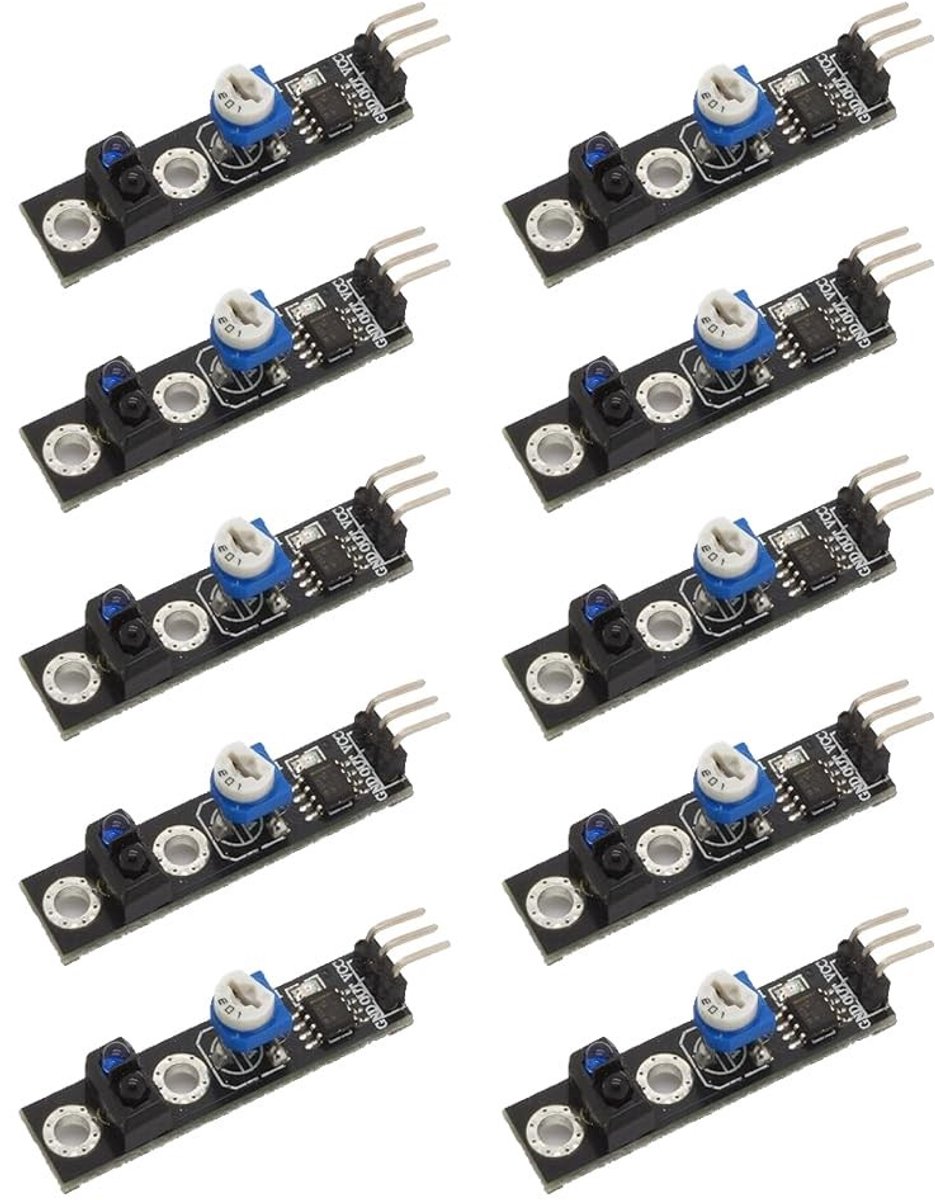 Dailygoods - Dailygoody - Line Tracking Sensor Module - Obstacle Detectie - Arduino Compatibel - Infrared Sensor - Voor Robotica Projecten - Voor Educatief Gebruik...