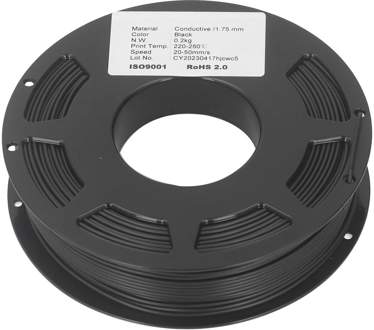 Dailygoods - Dailygoody - Geleidend PLA-filament - 3D-printerfilament - Betere duurzaamheid - 1,75 mm - Ideaal voor elektronische projecten - Gemakkelijk te verwer...
