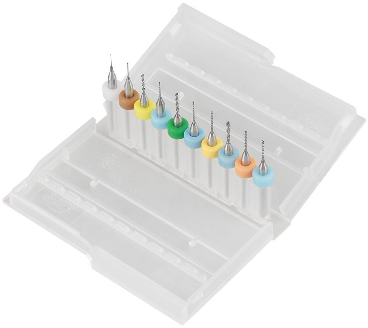Dailygoods - Dailygoody - Micro Boor Set - 10pcs Micro Drill Bits - Tungsten Carbide - Hoogwaardige Precisie - Efficiënt Boren