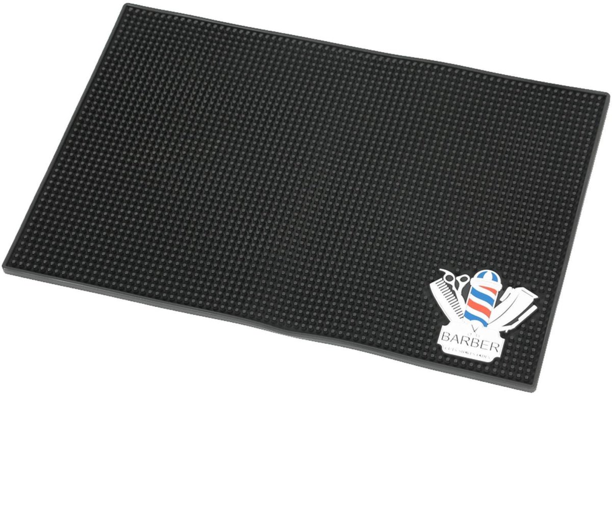 Dailygoods - Dailygoody - Kappersmat - Geurloze Kappersmat - Adsorptievermogen voor Kapsalons - 32,8 x 22,7 x 4,8 cm - Geschikt voor Haarstylisten - Zwart