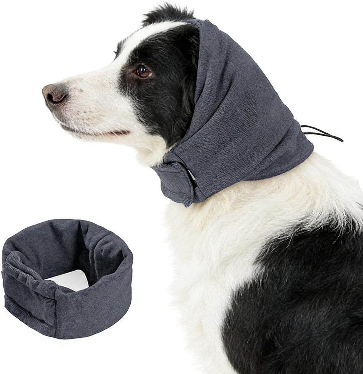Verstelbare oorbeschermer voor honden - Comfortabele snood, warm en winddicht, ideaal voor de winter, oorbescherming en rustgevend accessoire