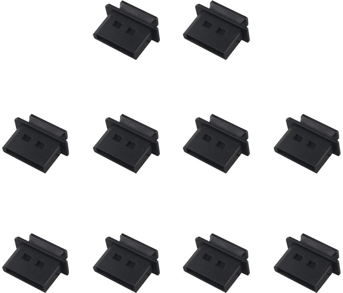 Dailygoods - 10 Stuks DisplayPort-afdekkingen Stofbeschermer voor Poorten