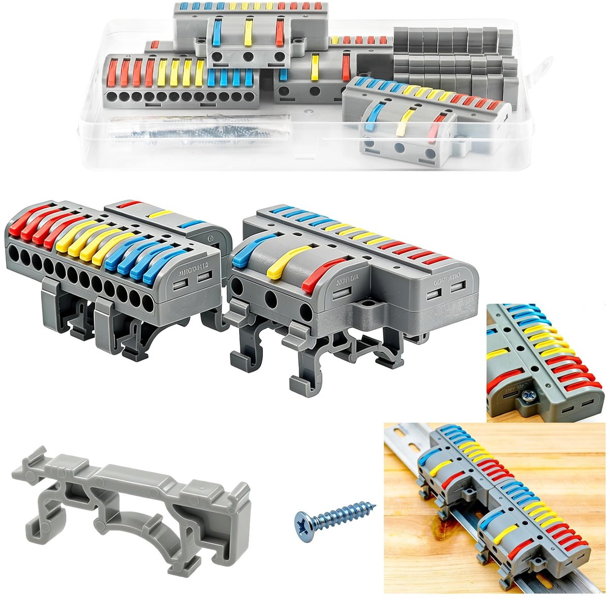Dailygoods - Snelklemmenassortiment voor Elektrische Verbindingen