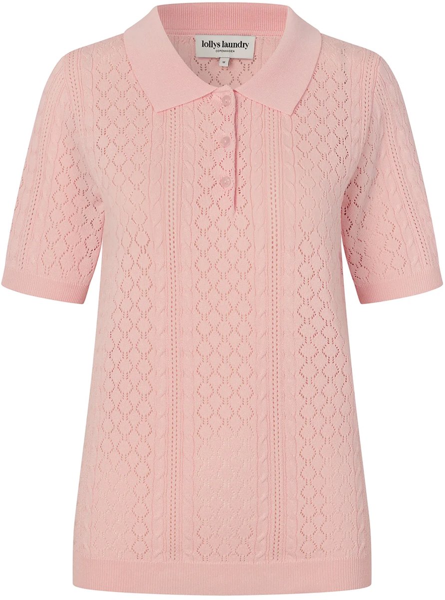 Lollys Laundry Alaia - Polo - Roze - S