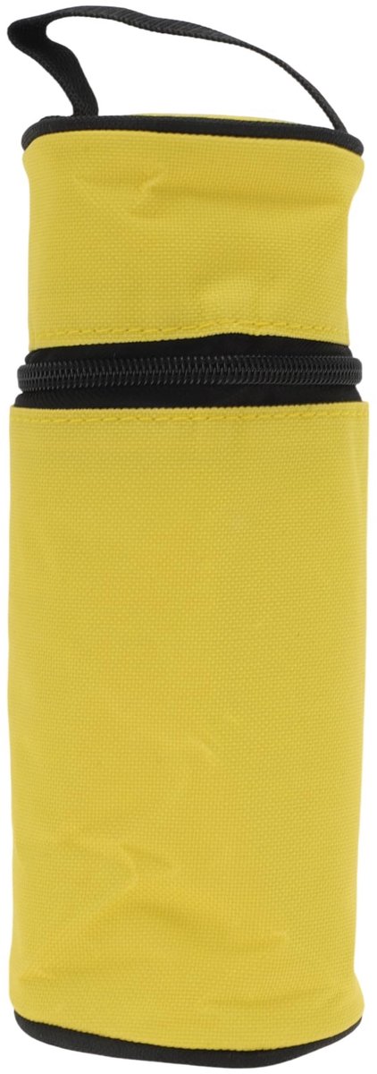 Dailygoods - Geïsoleerde Flessentas voor Waterflessen en Dranken Geel