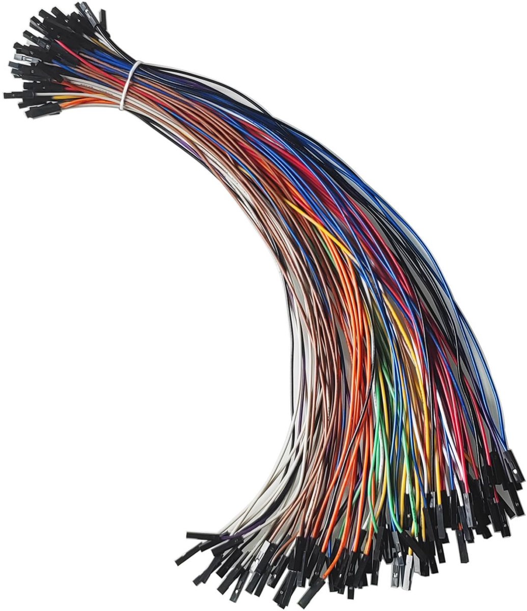 Dailygoods - 100 Stuks Flexibele Jumperkabels voor Elektronica