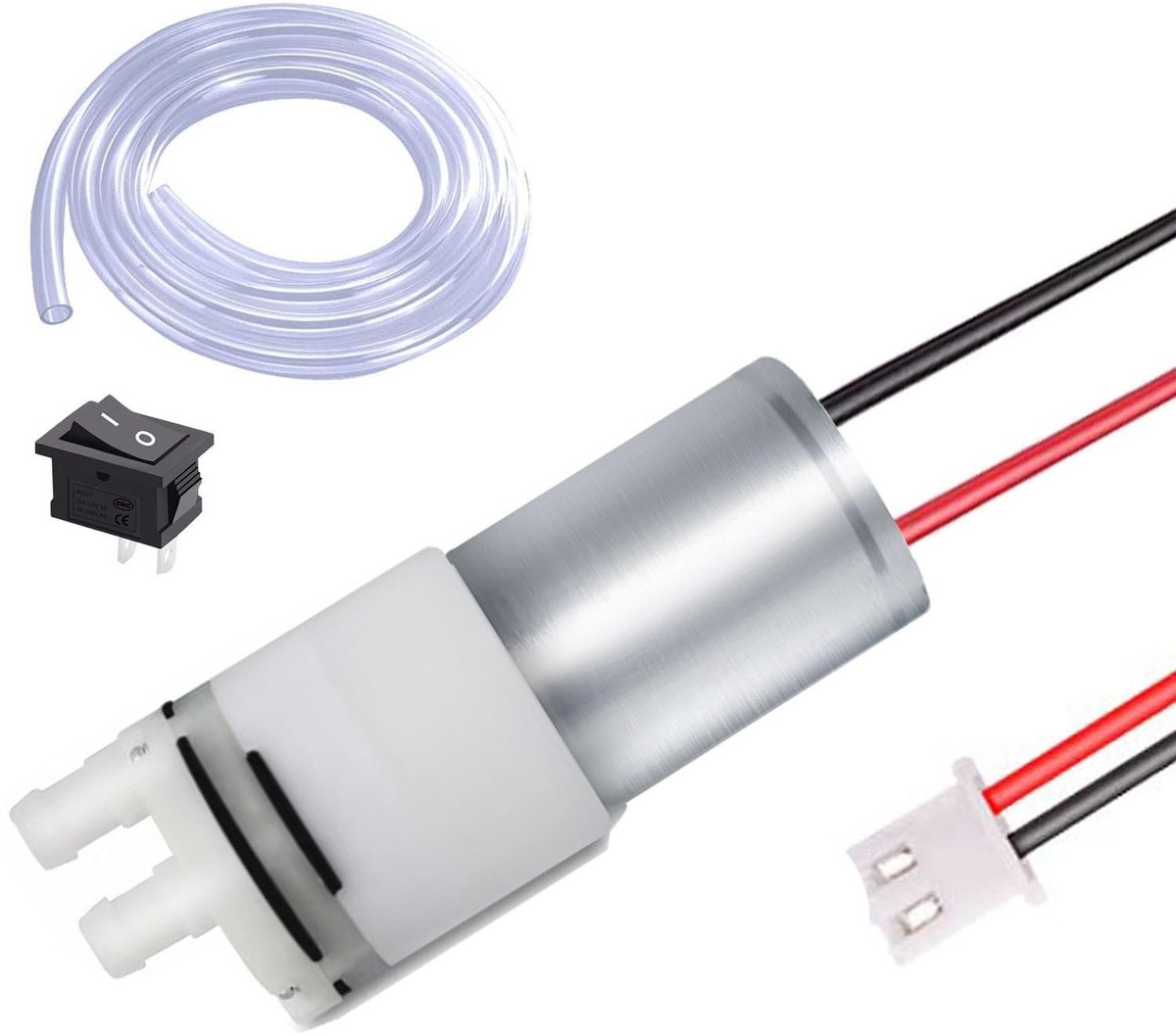 Dailygoody - Solidchoice - Dailygoody - Mini Waterpomp DC 12V - Zelfaanzuigende Vacuümpomp voor Waterkoeling en DIY Projecten