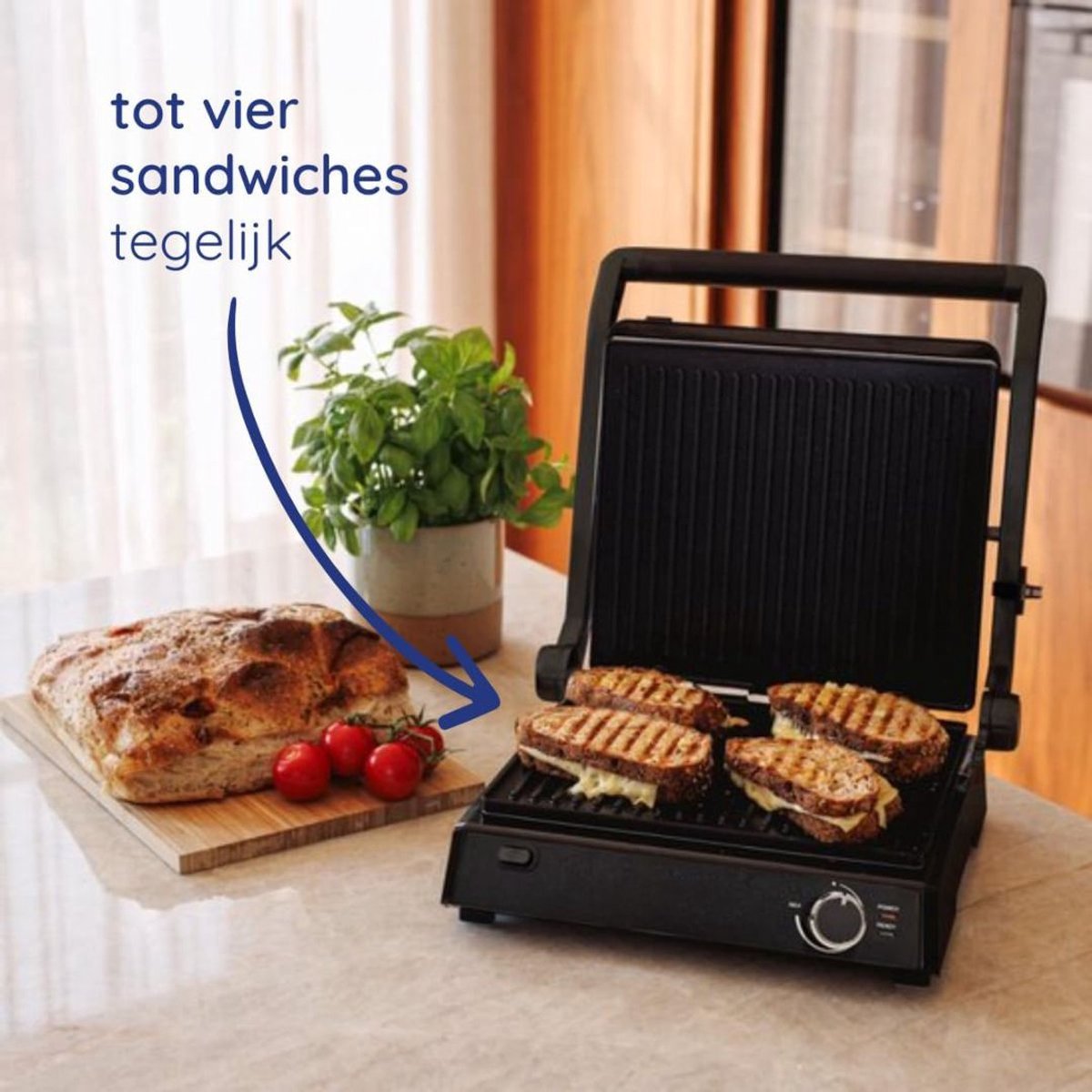 CLVP Tosti Apparaat - Panini Grill thumbnail 6