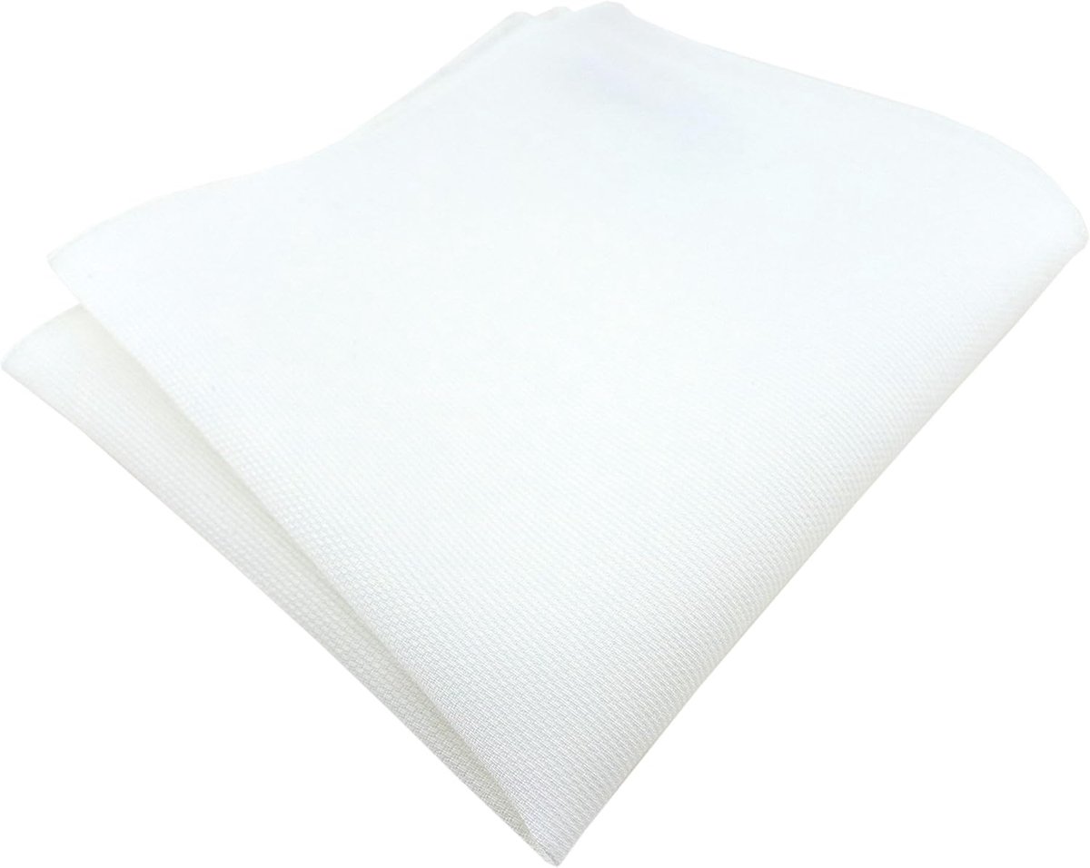 Zakdoek Katoen - Herendecoratie - Stijlvol Afmaken - 100% Katoen Kwaliteit - 26x26 cm - Effengekleurd