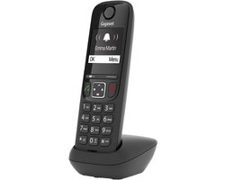 Draadloze Telefoon - Extra Handset - Thuis Bellen - Verlicht Grafisch Display - 14 Uur Beltijd - Zwart