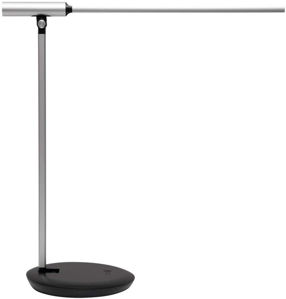 MAULrubia Bureaulamp - LED - Zilver - Dimbaar - USB Poort - 3 Lichtstanden - Tafellamp