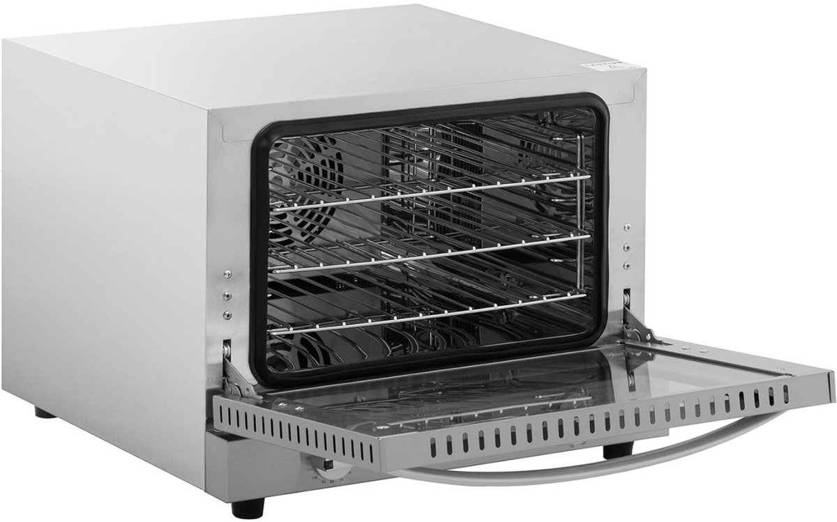 Aanrecht Heteluchtoven - 2.150 W - incl. 3 rekken - Royal Catering – foto 4