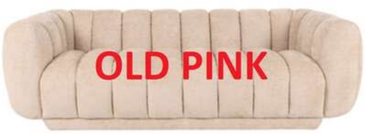 Light & Living Bank ZENTO - Roze - 240x105x76 cm