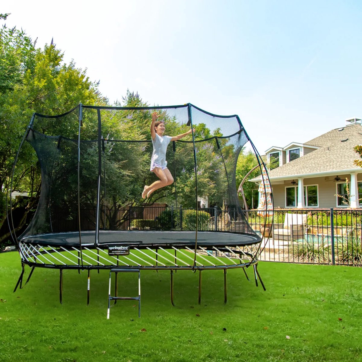 Springfree Trampoline O92 incl. Veiligheidsnet – foto 6
