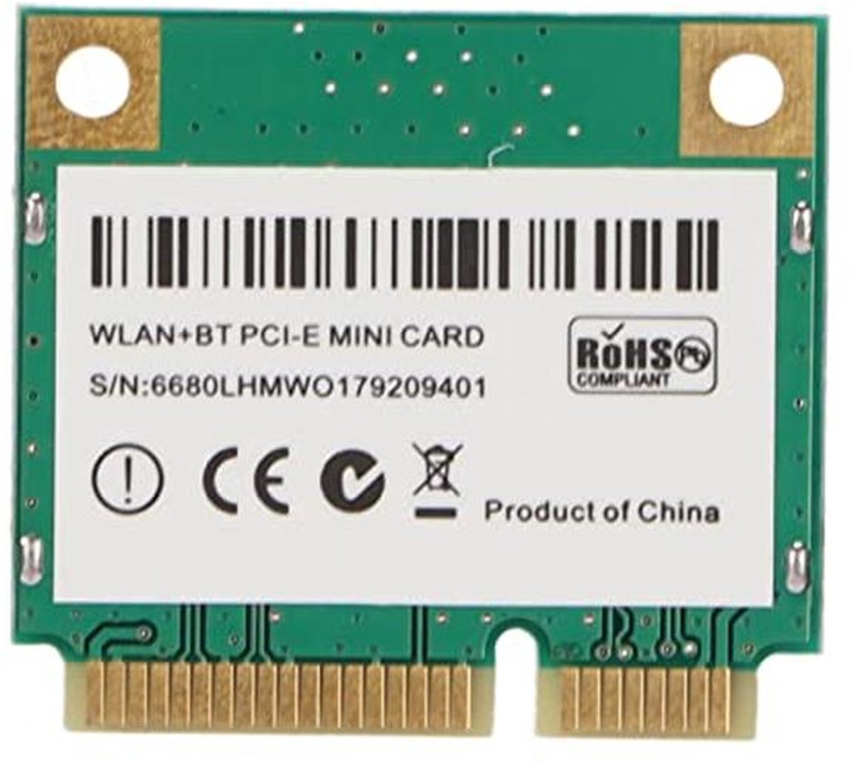 Netwerkkaart - WiFi Adapter - Snelle Internetverbinding - Tri-band WiFi 6E - Mini PCIE - Groen