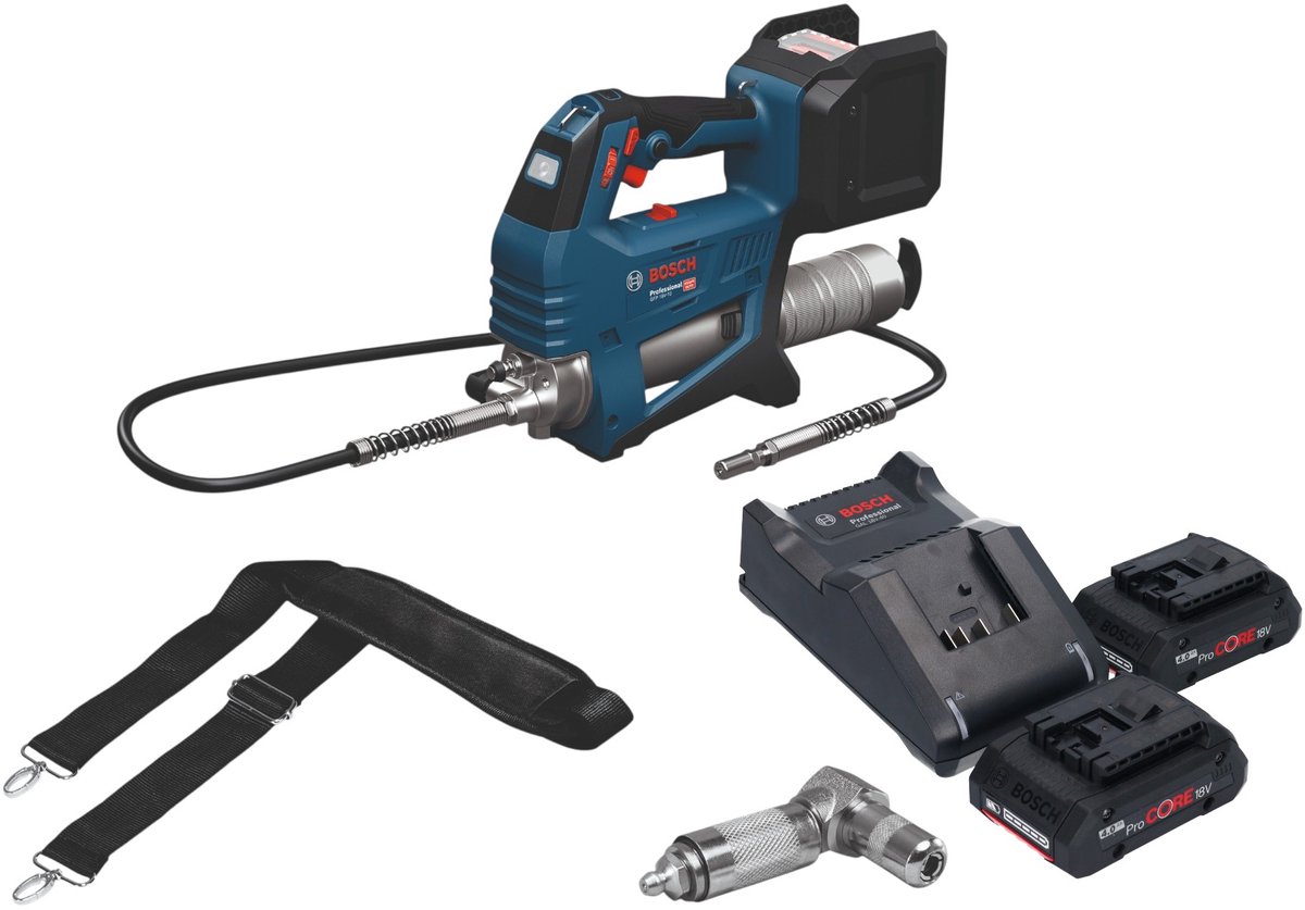 Bosch GFP 18V-10 accu-vetpomp 18 V 10000 psi + 2x ProCORE-accu 4,0 Ah + oplader