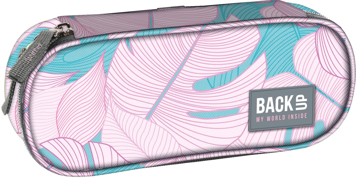 BackUP Etui Pastel Flower - 23 x 9 x 5 cm - Polyester