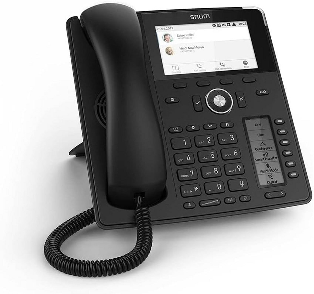 VoIP Telefoon - Zakelijk Bellen - Efficiënt Communiceren - Dubbel Kleurenscherm - 12 SIP Identiteiten - Zwart