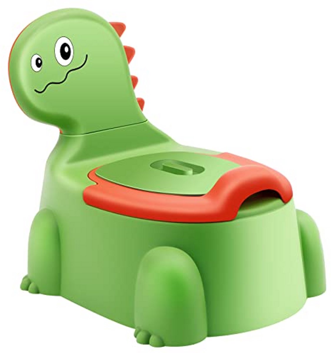 Kinderpotje Dinosaurus - Peuter Toilet - Zindelijkheidstraining - Stabiel Antislip Ontwerp - 15 x 10 x 2.51 cm - Groen