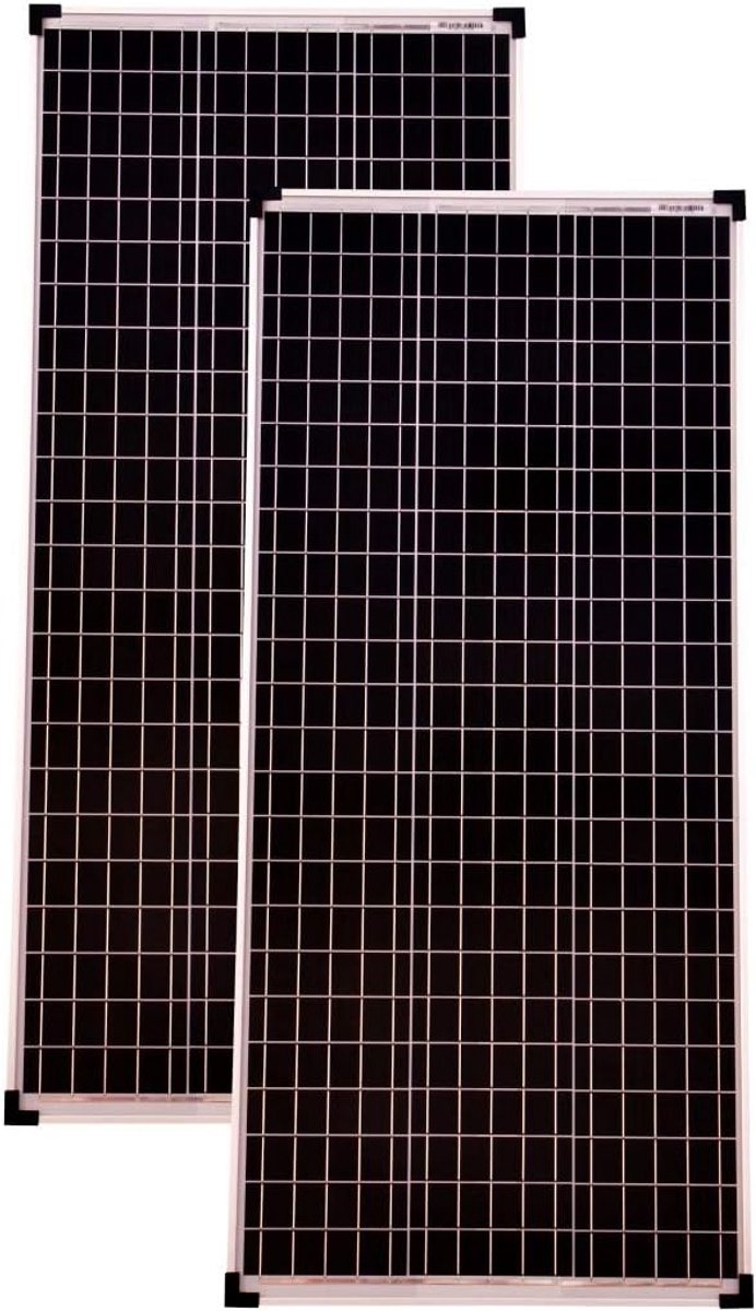 Zonnepanelen Set - Zonnecellen - Energie Opwekken - Monokristallijn - 100 Watt - Zwart
