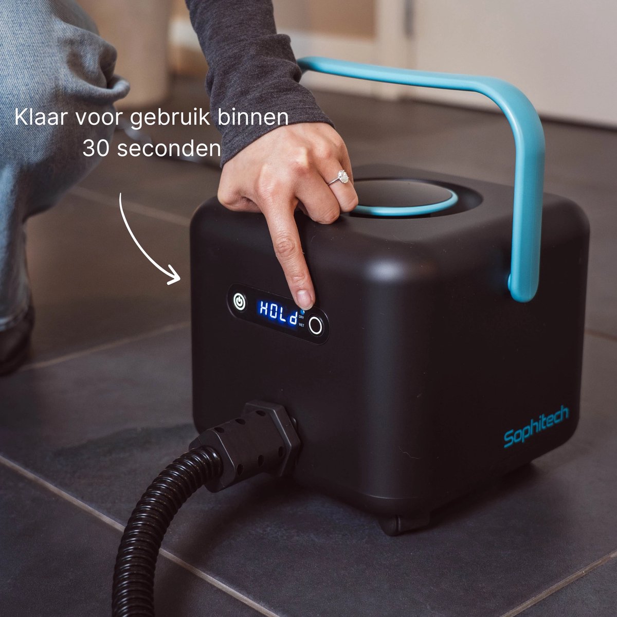 Sophitech Stoomreiniger - 2600W - 30s Opwarmtijd - 4 Bar Krachtige Stoom - 2.5L Watertank - 140°C Dieptereiniging - Handstomer & Vloerstomer - Inclusief 20 Accessoires thumbnail 6