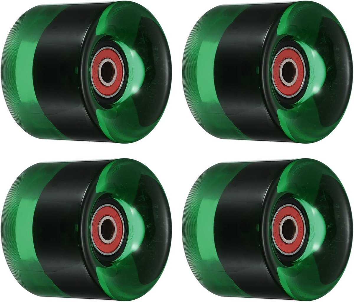 Longboard Wielen Skateboard Wielen Skateboard Onderhoud Met Lagers ABEC-9 60mm Set van 4
