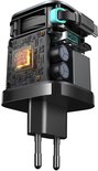 Doorsnede van Joyroom GaN-oplader met "GaN Ultra" chip en interne componenten.