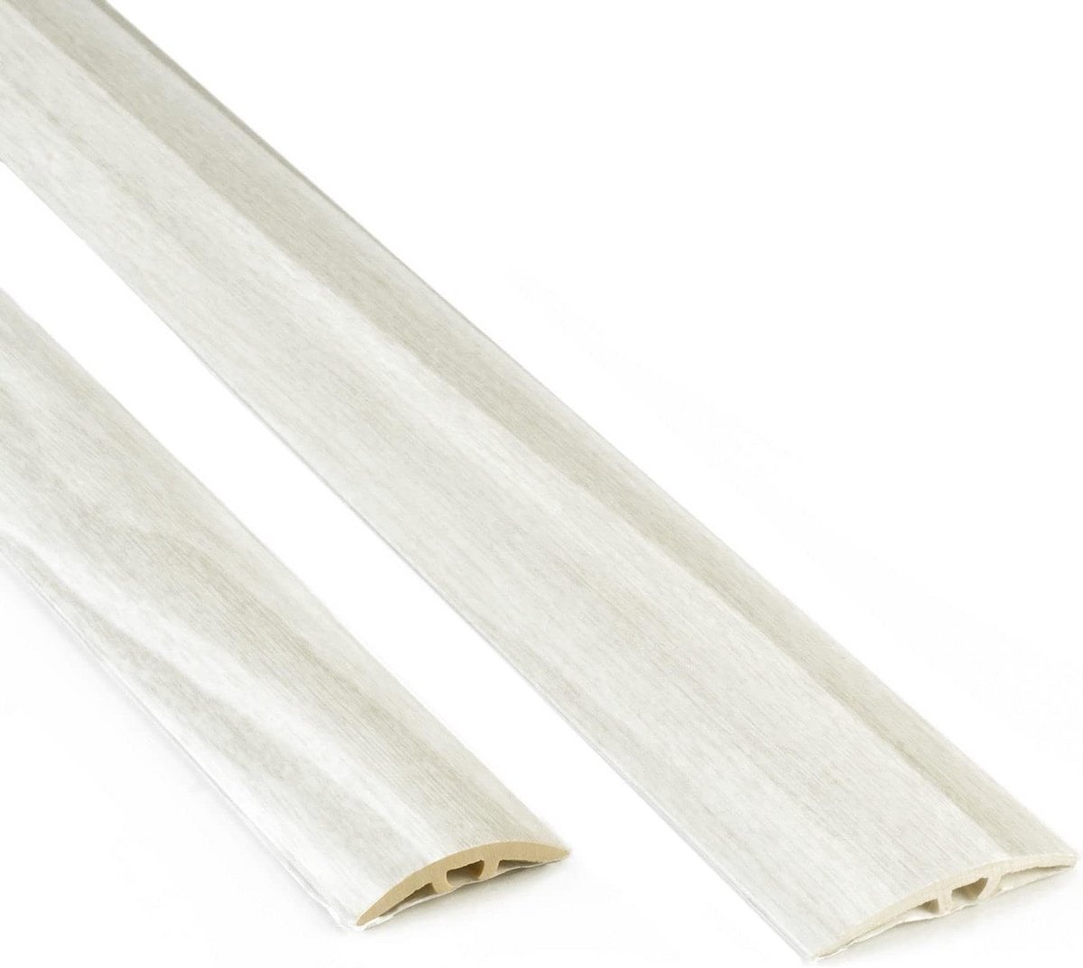 Overgangsprofiel PVC - Drempelprofiel Vloer - Vloeren Egaliseren - Zelfklevend Zonder Boren - 90 cm - Eikenhout