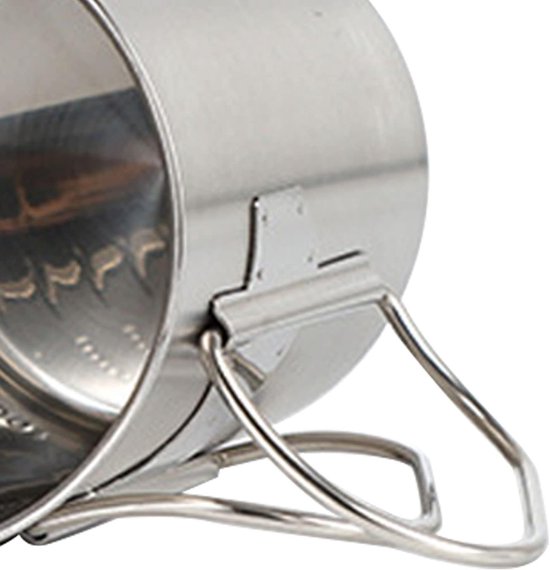 Camping Cup Pot - Opvouwbare Handgreep Deksel Met Schaal - Geweldig Voor Buiten Kamperen Wandelen Backpacken(350ml) — afbeelding 5