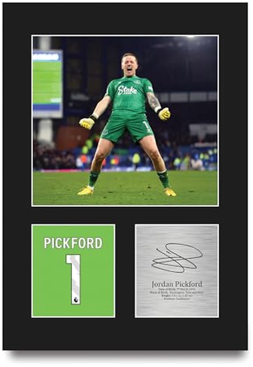 Gesigneerde Foto - Fan Artikel - Cadeau Idee - Professionele Studio Kwaliteit - A4 Formaat - Zwart