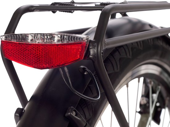 saxxx Comfort Plus 4.0 - 26 inch elektrische stadsfiets - actieradius tot 90 km - 95% voorgemonteerd - voorwielmotor - 36V 418Wh accu - Shimano 7-speed naafversnelling - LCD-display- Zilvergrijs mat van Saxxx — afbeelding 5